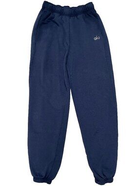 ALO Yoga Navy Blue Accolade Cuffed Sweatpants men's size XS
